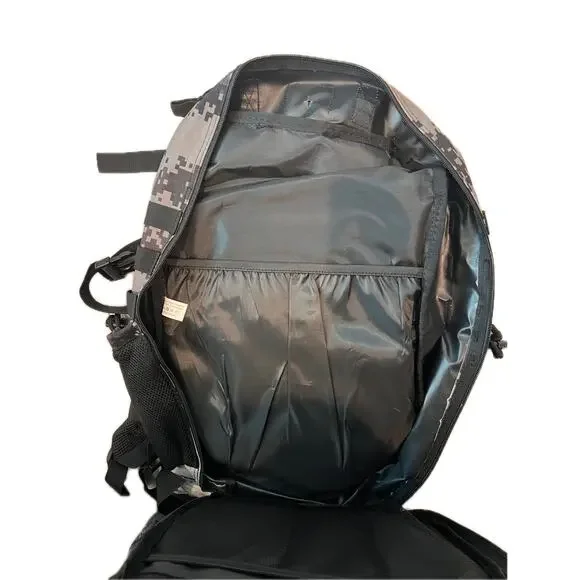 Generic Gray Black Tactical Backpack 36L